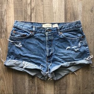 Vintage Gap Distressed Denim Shorts